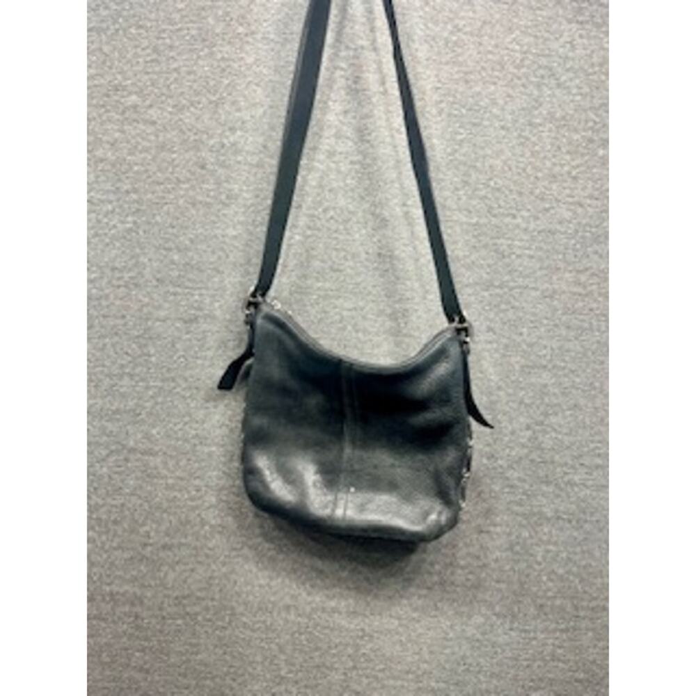 COACH Vintage Purse - Black, Hobo, D3S 9350, Satchel, Shoulder Bag, Leather, Zip